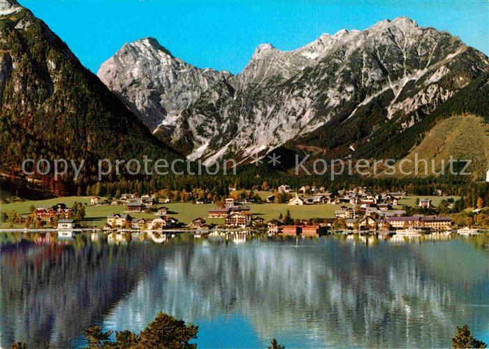 Pertisau Achensee Partie am See mit Sonnjoch