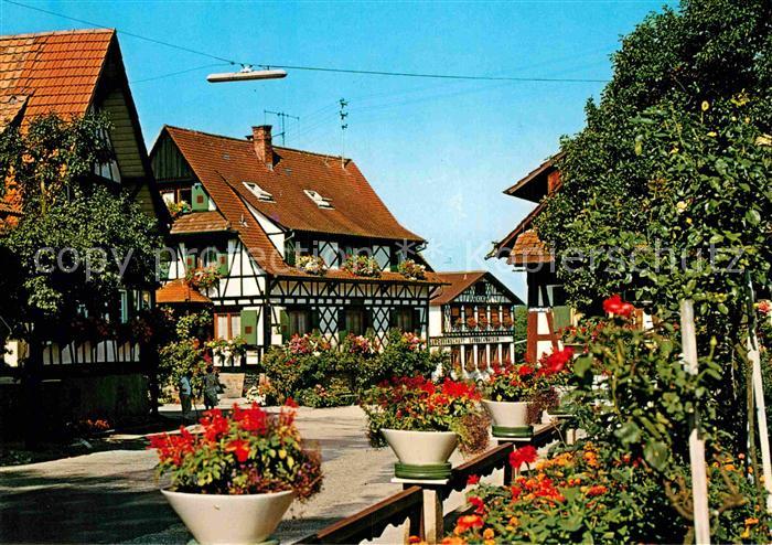 Sasbachwalden Ortspartie Fachwerk