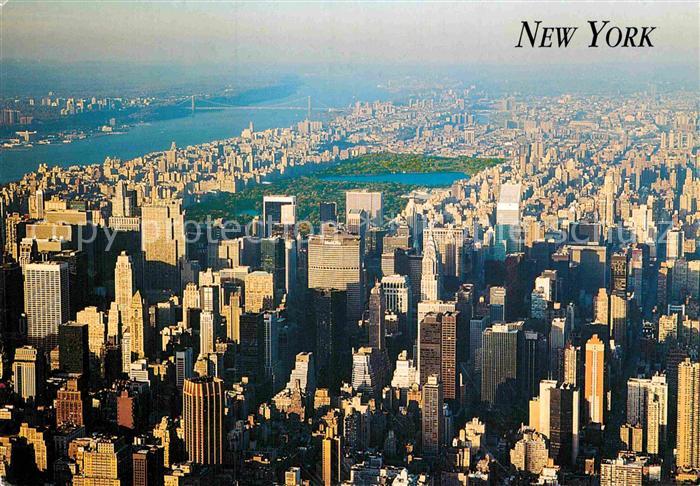 New York City Fliegeraufnahme Skyline Central-Park