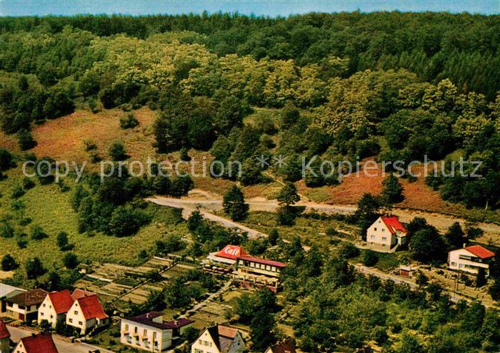 Bad Karlshafen Cafe Gaestehaus Fernblick Fliegeraufnahme