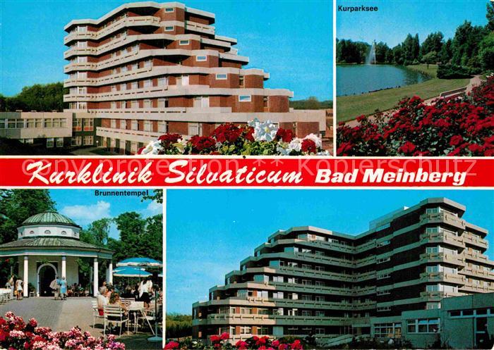 Bad Meinberg Kurklinik Silvaticum Kurparksee Brunnentempel