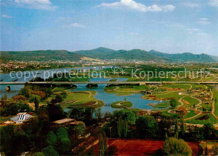 Bonn Rhein BUGA 1979 Panorama