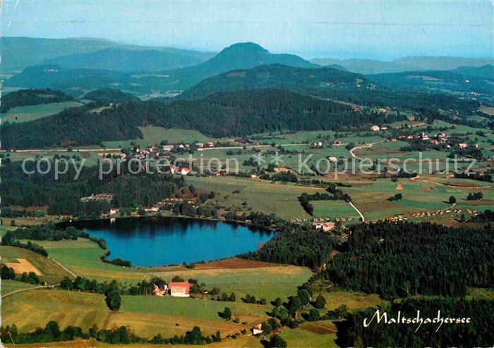 Maltschachersee Fliegeraufnahme