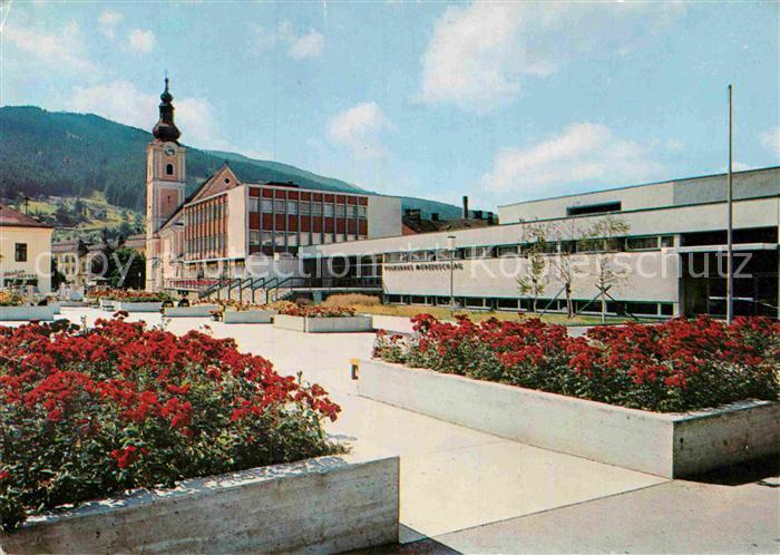 Muerzzuschlag Volkshaus Kirche