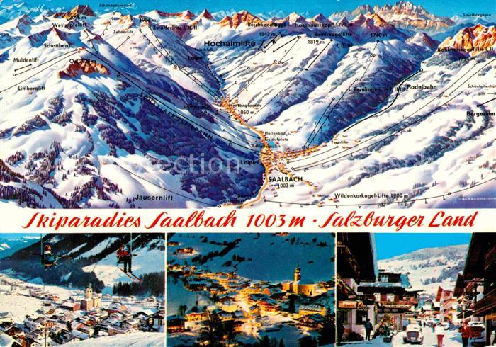 Saalbach-Hinterglemm Panorama Bernkogel Sessellift Dorfstrasse