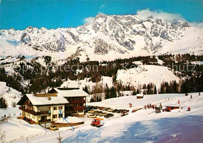 Dienten Hochkoenig Alpengasthof uebergossene Alm