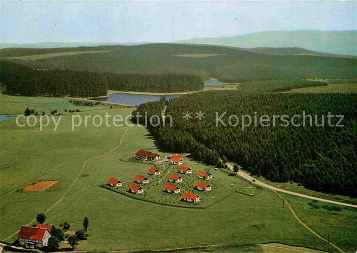 Buntenbock Harzerland Ferienhaeuser Fliegeraufnahme