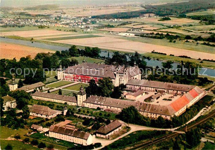 Corvey Schloss Reichsabtei Fliegeraufnahme