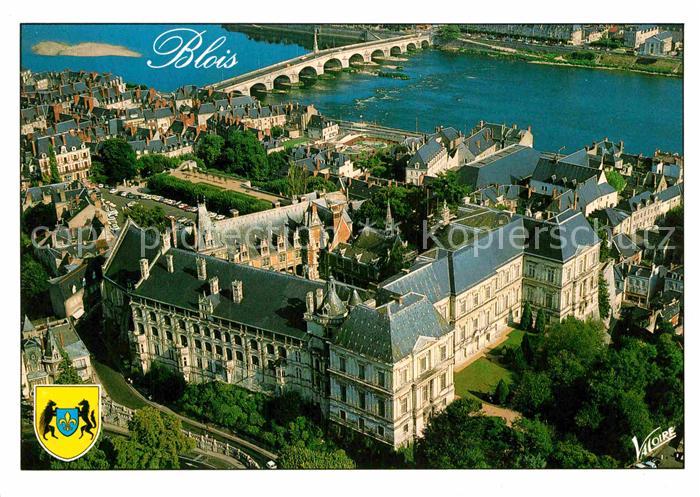 Blois 41 Le Chateau Fliegeraufnahme