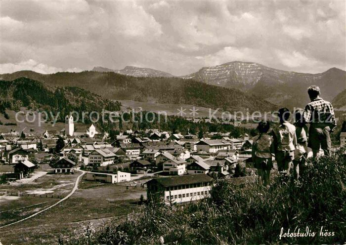 Oberstaufen Oberallgaeu Bayern Panorama
