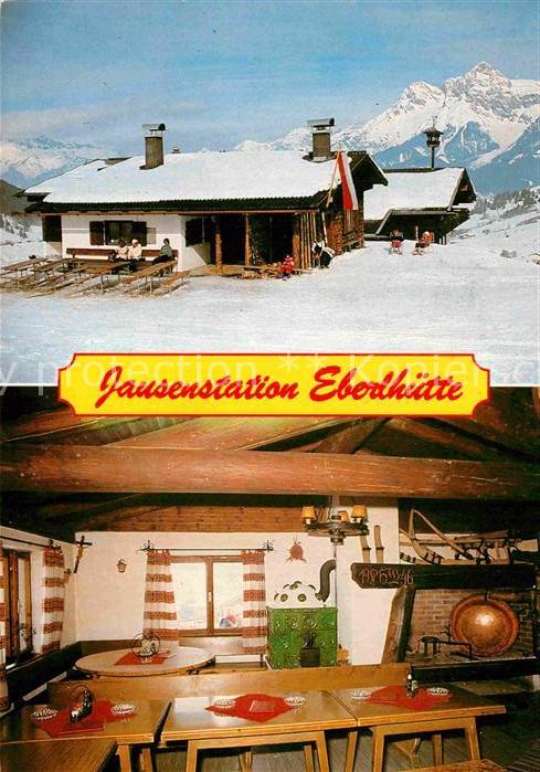 Maria Alm Steinernen Meer Jausenstation Eberlhuette Gastraum