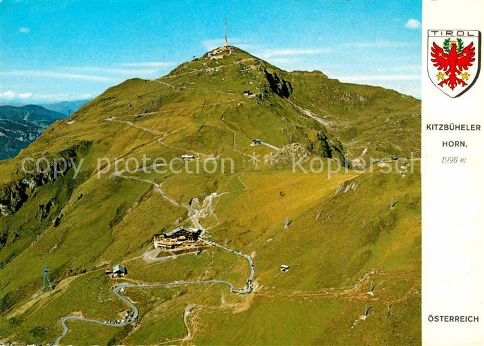 Kitzbuehel Tirol Kitzbueheler Horn mit Grossglockner Fliegeraufnahme