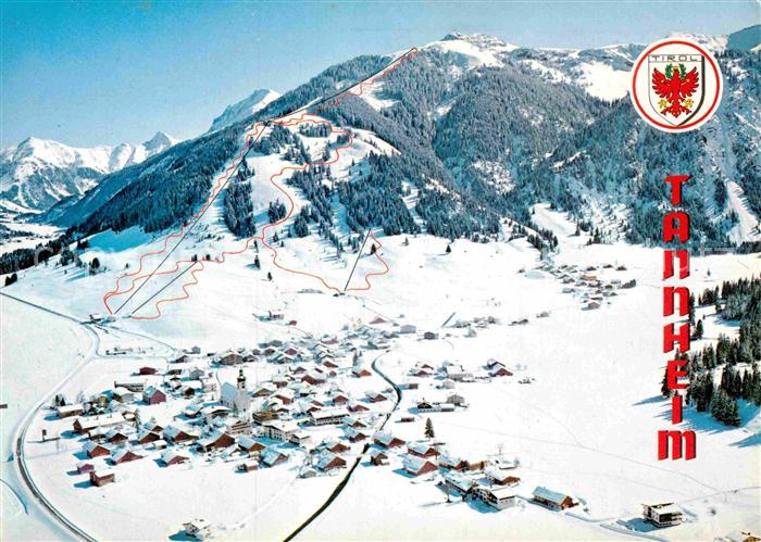 Tannheim Tirol Fliegeraufnahme mit Neunerkoepfl