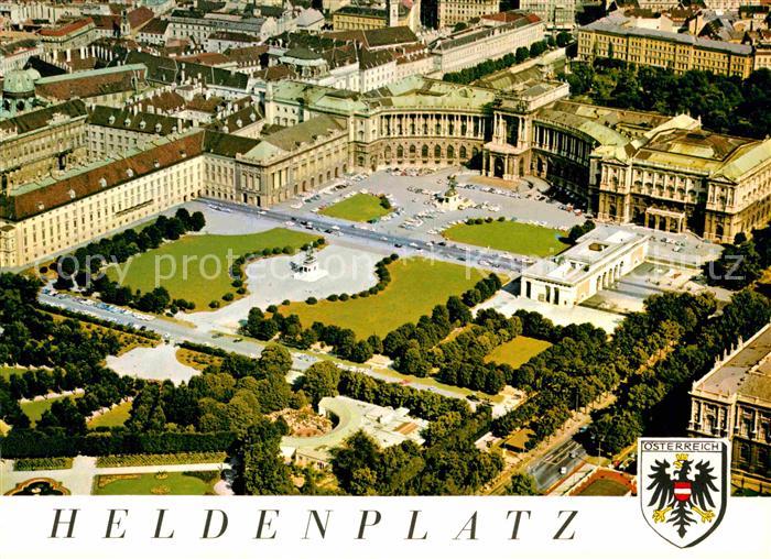 Wien Heldenplatz Neue Hofburg Fliegeraufnahme