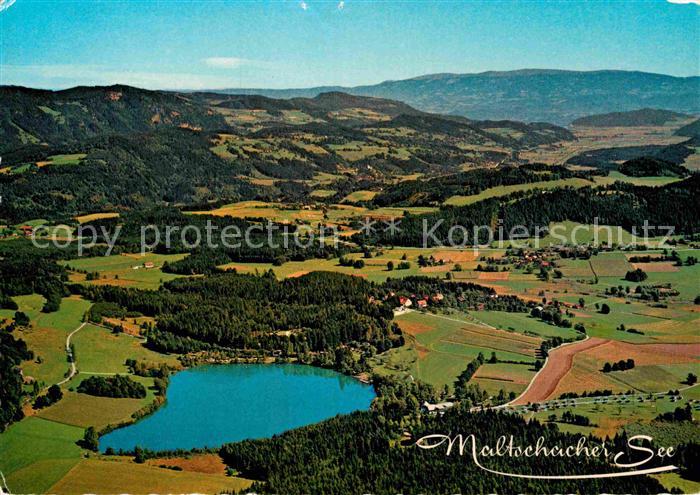 Maltschachersee Fliegeraufnahme mit Feriendorf Briefelsdorf