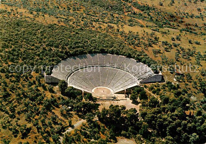 Epidauros Altes Theater Fliegeraufnahme