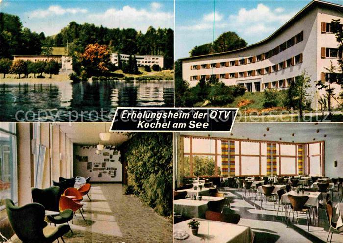 Kochel See Erholungsheim der oeTV Aufenthalts und Speiseraum
