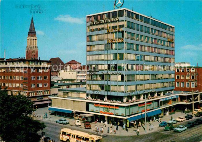 KIEL CITY Holstenplatz und Andreas Gayk Strasse