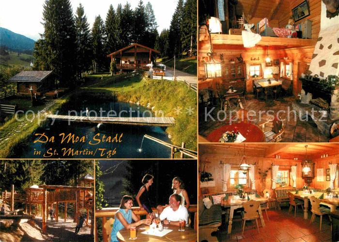 St Martin Tennengebirge Moawirt Moa Stadl Forellenteich Erlebnisspielplatz