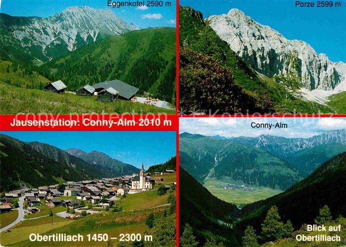 Obertilliach Jausenstation Conny Alm Alpenpanorama
