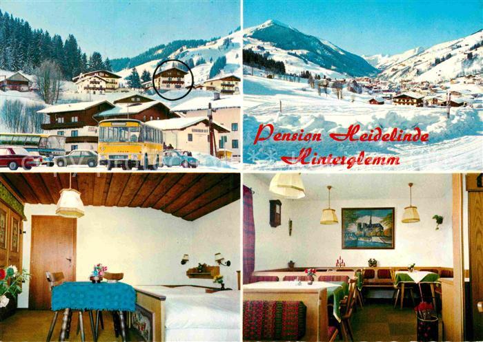 Hinterglemm Saalbach Imbisstube Pension Heidelinde Wintersportplatz Allgaeuer Al