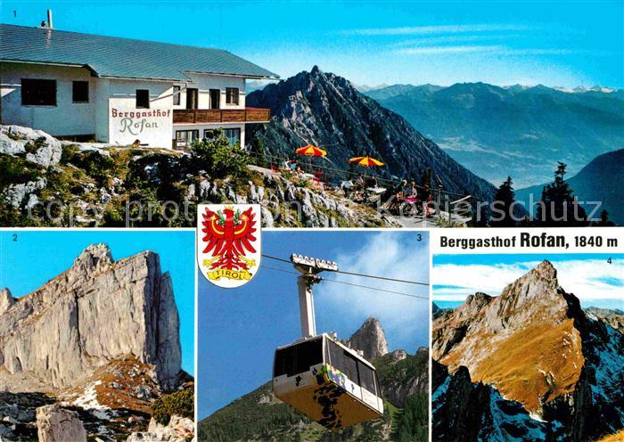 Maurach Tirol Berggasthof Rofan Zillertaler Alpen Bergbahn Rofangebirge