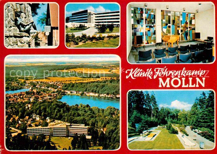 Moelln Lauenburg Klinik Foehrenkamp Minigolf Brunnen Fliegeraufnahme