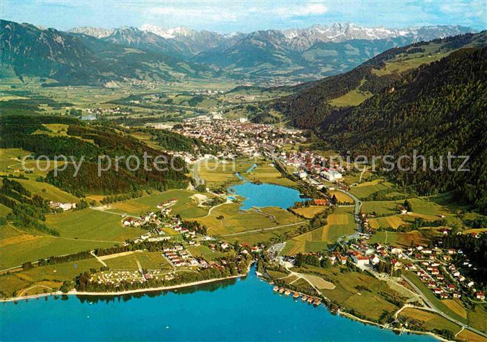 Buehl Alpsee Allgaeuer Hochgebirge Fliegeraufnahme