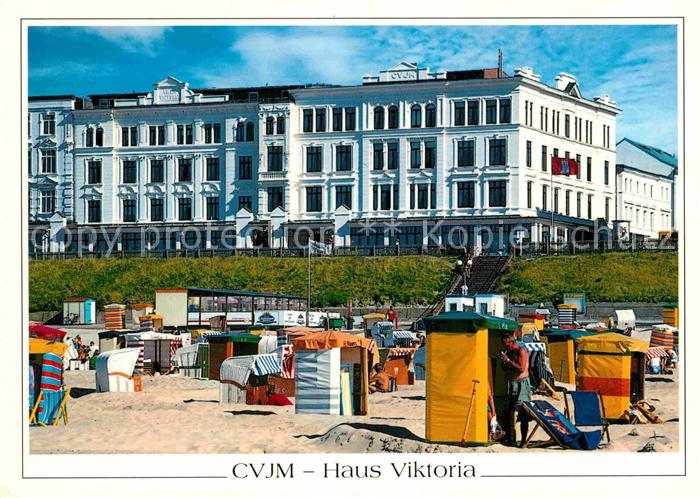 BORKUM Nordseebad Niedersachsen CVJM Familienferienstaette Haus Viktoria Strand
