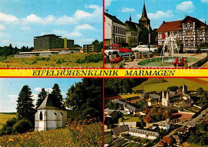 Marmagen Eifelhoehenklinik Ahekapelle Kloster Steinfeld Fliegeraufnahme
