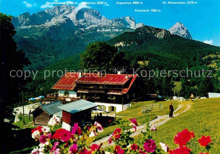 GARMISCH-PARTENKIRCHEN Bayern Berggasthof Eckbauer Alpen