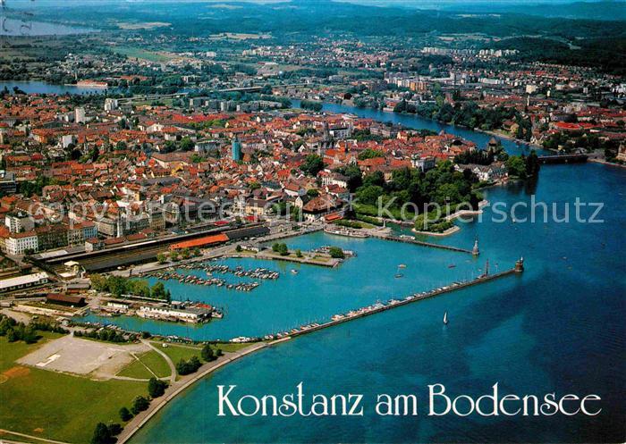 Konstanz Bodensee Fliegeraufnahme