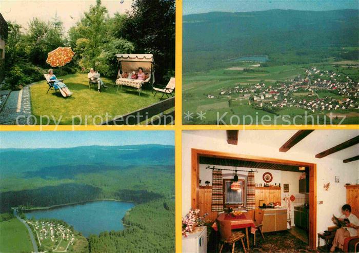 Ploessberg Oberpfalz Ferienwohnung See Oberpfaelzer Wald Fliegeraufnahme