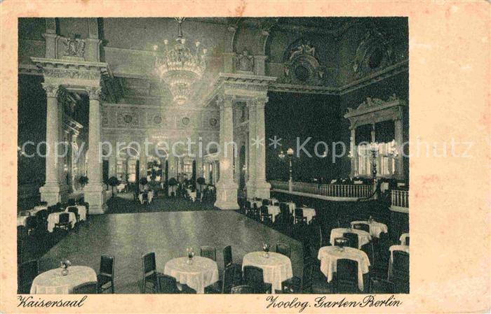 BERLIN  CITY Zoo Kaisersaal