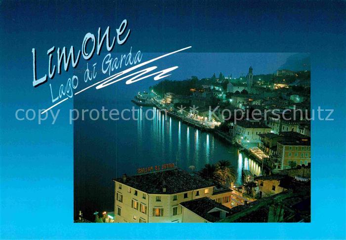 Limone sul Garda Panorama bei Nacht