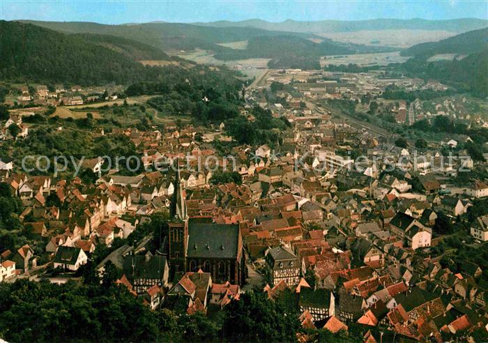 Gladenbach Lahn Hessen Fliegeraufnahme