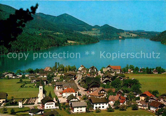 Fuschl See Salzkammergut Fliegeraufnahme