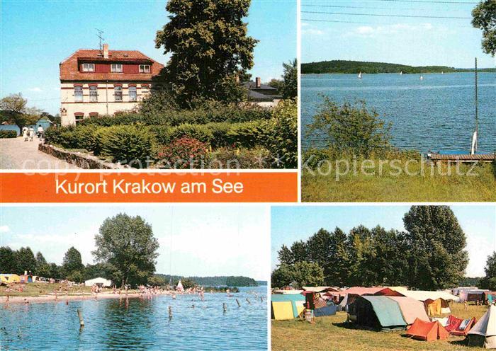 Krakow See Gaststaette Seehotel Campingplatz