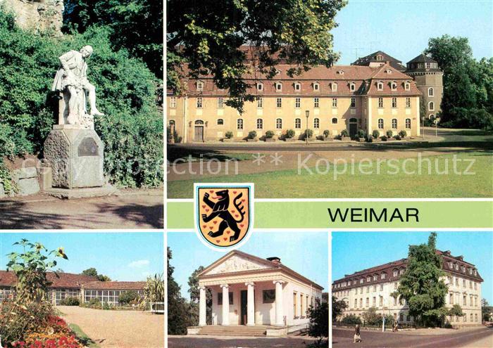 Weimar Thueringen Shakespeare Denkmal Haus der Frau von Stein Orangerie
