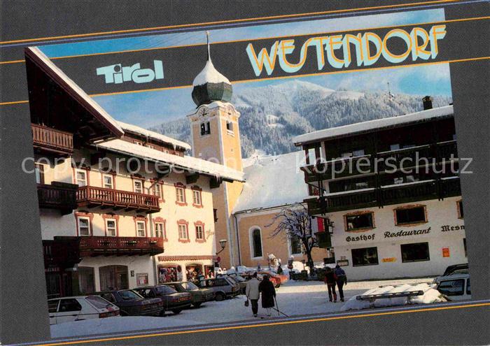 Westendorf Tirol Kirche Gasthaus