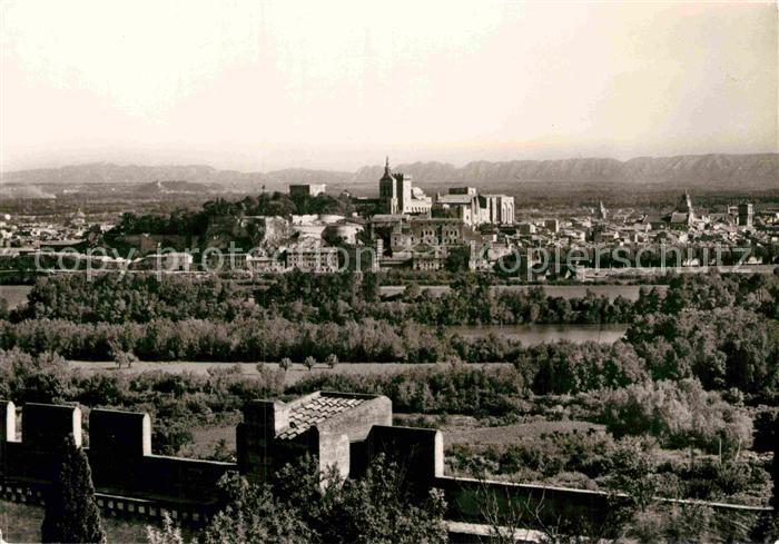 Avignon Vaucluse Le Rocher des Doms le Palais des Papes