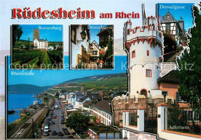 Ruedesheim Rhein Boosenburg Drosselgasse Adlerturm