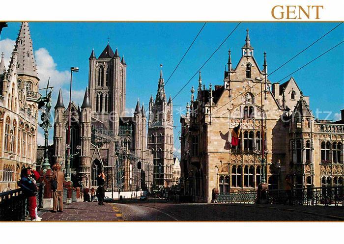 Gent Gand Flandre Sankt Nikolaikirche Belfried Dom Sankt Baaf