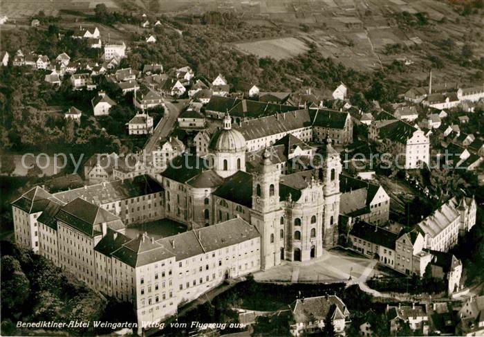 Weingarten Baden Fliegeraufnahme Benediktiner Abtei