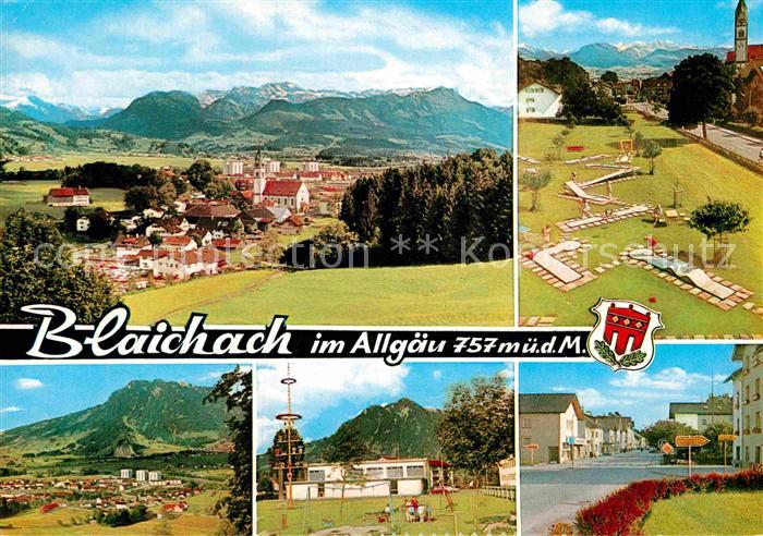 Blaibach Gesamtansicht Minigolf Maibaum