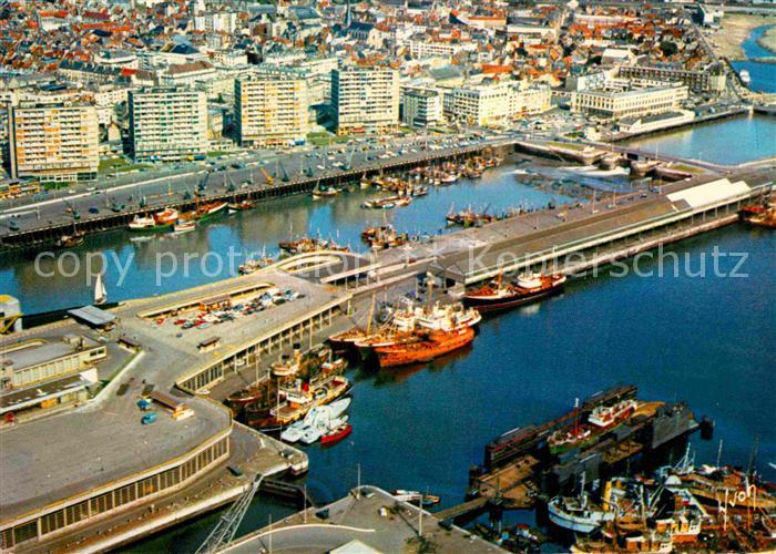 Boulogne-sur-Mer Fliegeraufnahme Hafen