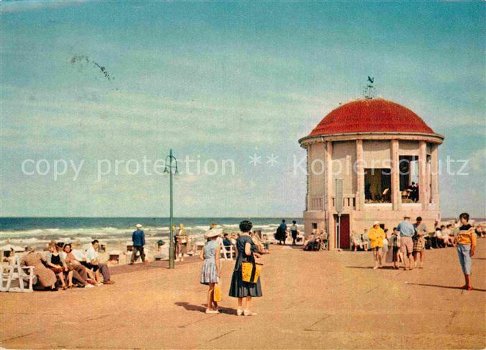 BORKUM Nordseebad Niedersachsen Kurpromenade Musikpavillon