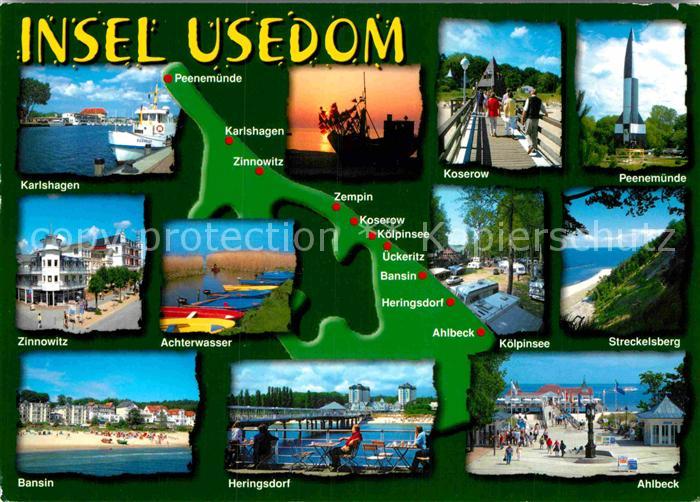 Usedom Mecklenburg-Vorpommern Karlshagen Zinnowitz Bansin Heringsdorf Ahlbeck Ko