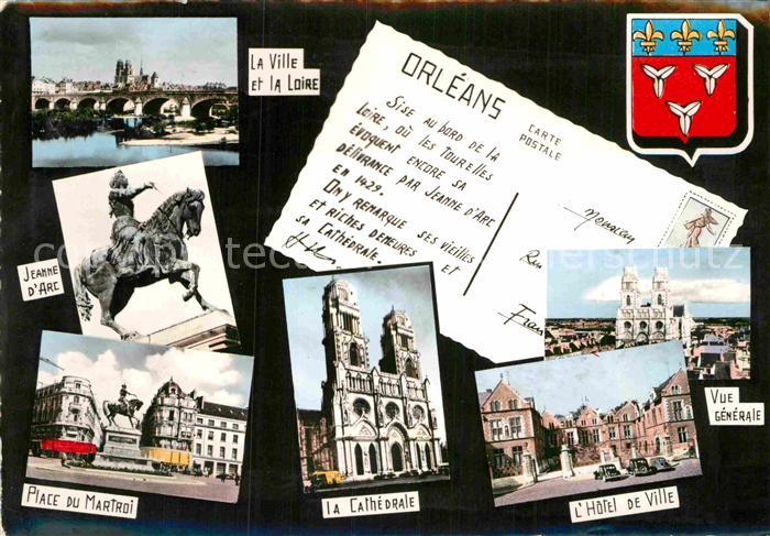 Orleans Loiret Jeanne d Arc Place du Martroi Kathedrale Hotel de Ville