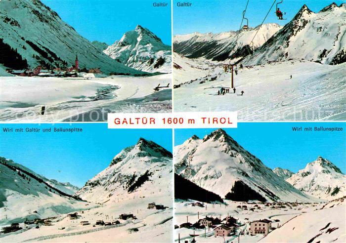 Galtuer Tirol Wirl Ballunspitze Skilift Teilansicht